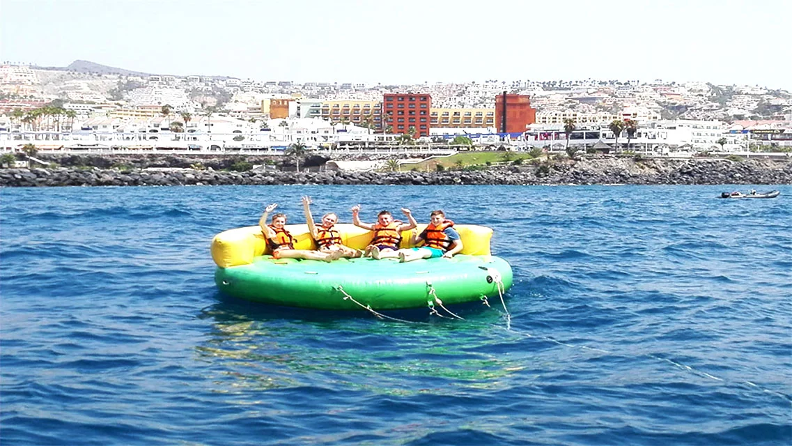 Crazy UFO ride in Tenerife